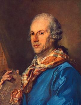 Jean-Baptiste Perronneau : Portrait of Charles le Normant du Coudray